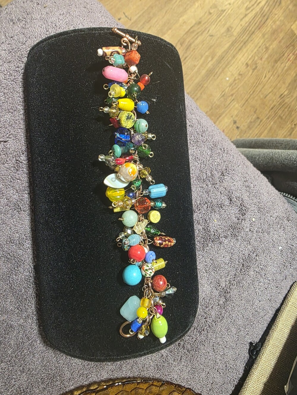 Rose Gold Colored Fruit  Baket Bracelet - Picture 9 of 10